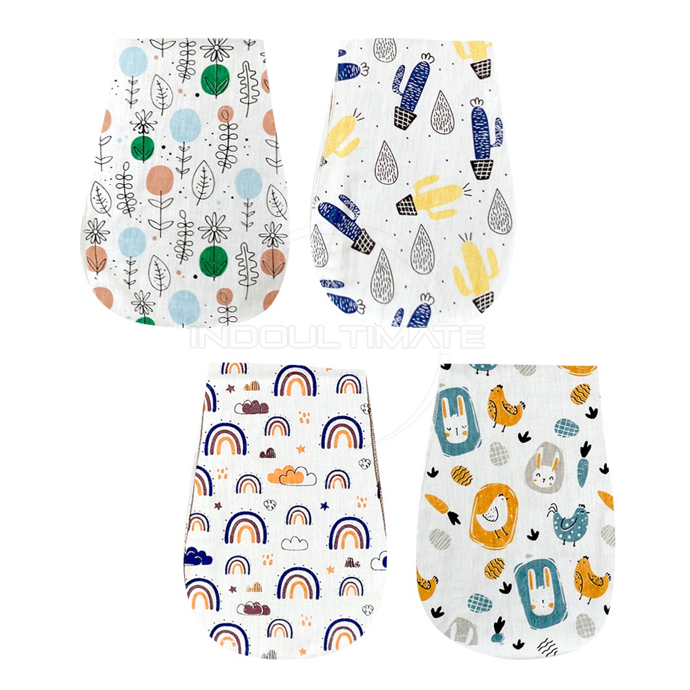Celemek Pundak Slaber bayi Burp Bib multifungsi BABY LEON Lembut 100% Alas Pundak Sendawa BY-705