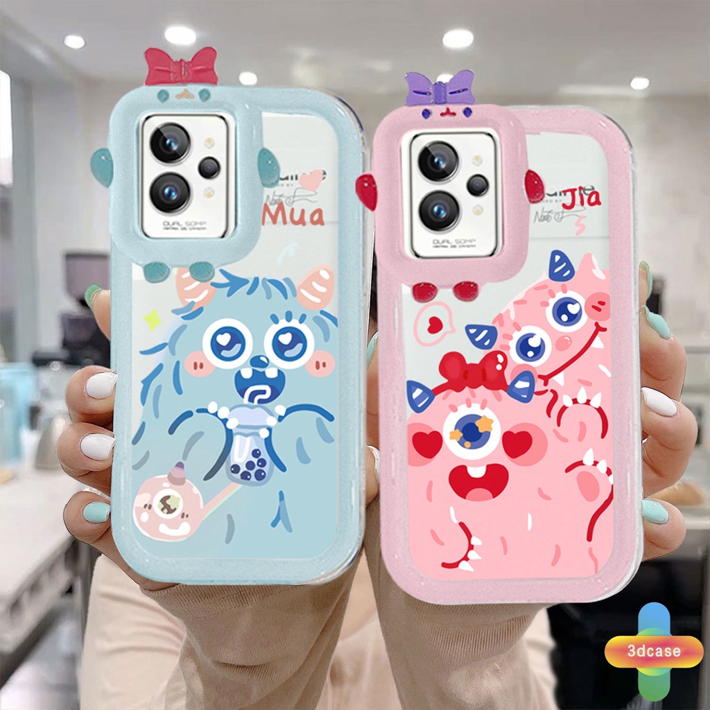 Case HP Realme C21 C31 C35 C25 C11 2021 C21Y C15 C20 C3 C12 C2 C25S 5S 5 5S 5i C17 7i 9i C1 C25Y C2 C3i 6i C20A V11 Narzo 20 10 10A 20A 30A A7 A5S A15 A16 Y12 Y20 Y15S A03 Little Monster Lens Couples Case