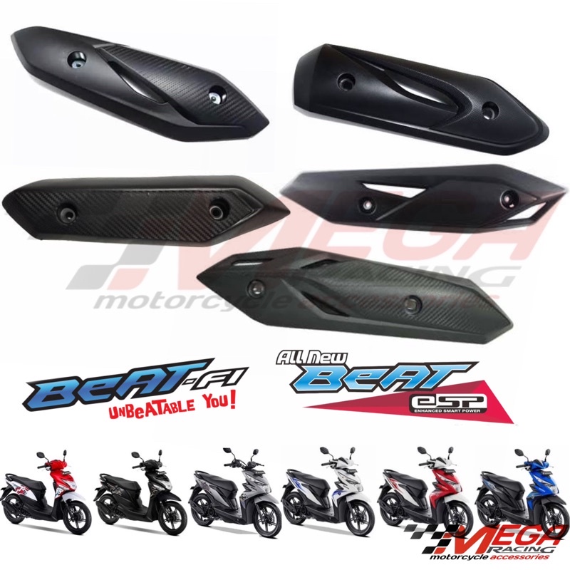 Cover Tutup Knalpot Standar Matic Kualitas Original Beat 2008 Beat 2014 Beat 2015 Beat 2017 Beat Cbs 2020 Vario All New Vario 125 Tekno Vario 125/150 Fi Mio Sporty Mio J Aerox 155 Nmax Old