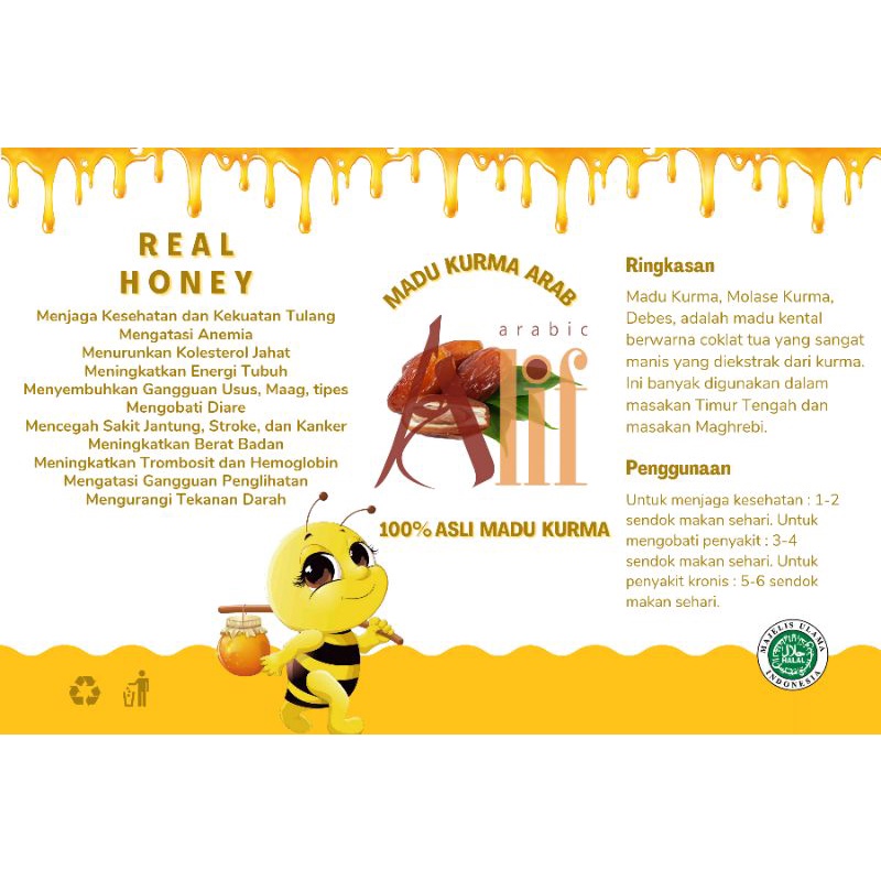 

Madu asli Arab ekstrak kurma
