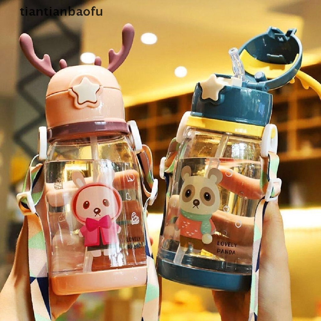 Botol Air Motif Kartun Hewan Ukuran 550ML Untuk Anak