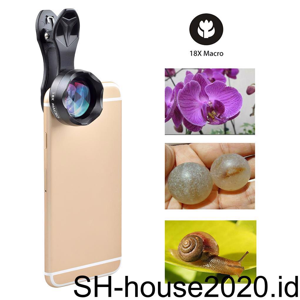 Lensa Makro Eksternal Portable Universal Untuk Handphone / Komputer (house2020)