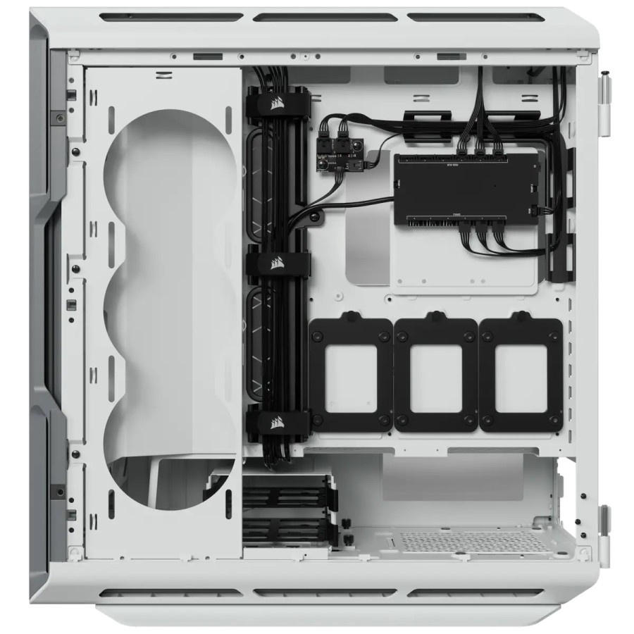 Casing Corsair iCUE 5000T RGB Tempered Glass (Black/White)