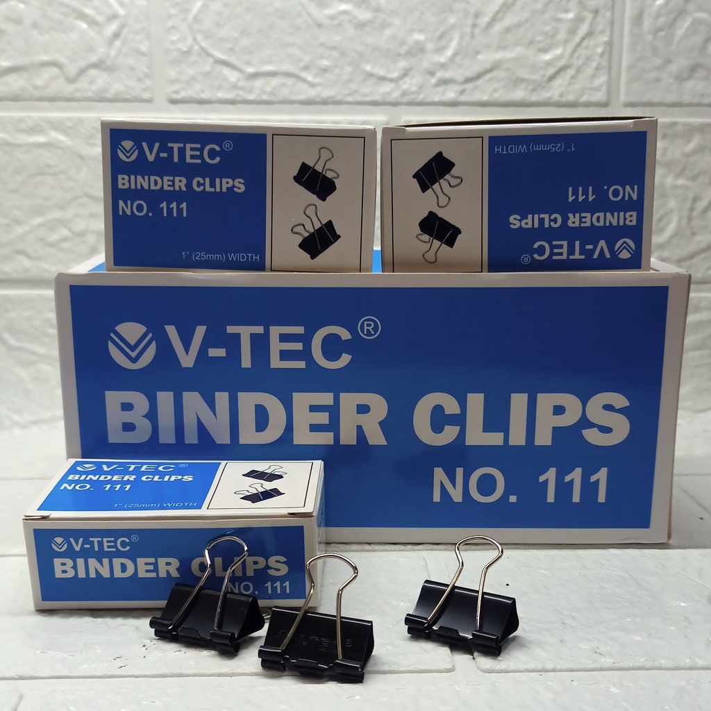 Binder Clips V-TEC / JOYKO NO.111 (Lusin)