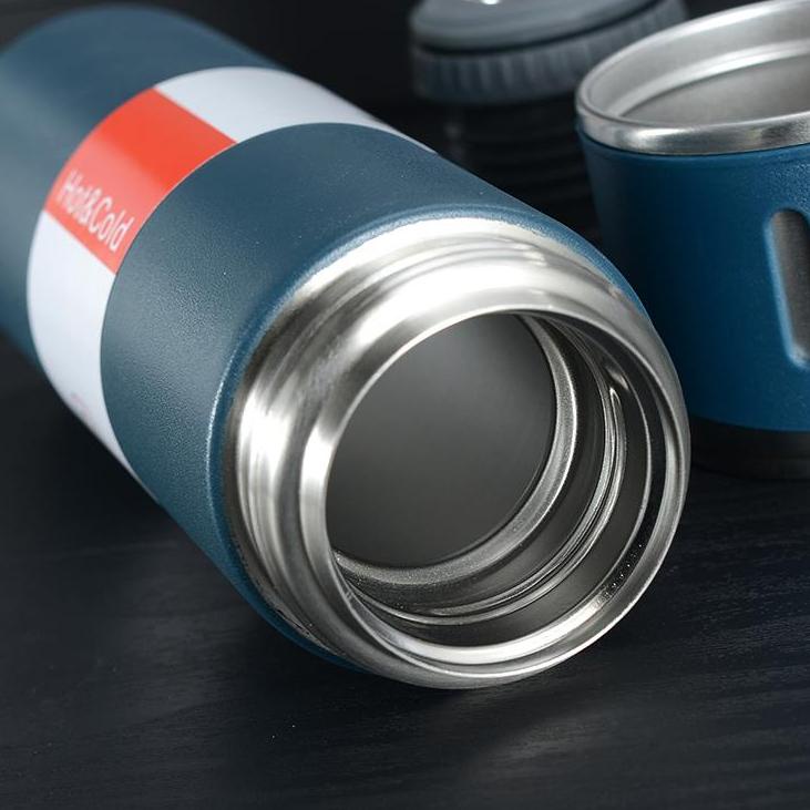 Pasti Kekinian TBESHOPINDO Botol Minum 500ml Termos Vaccum Flask Panas Dingin A36321-3