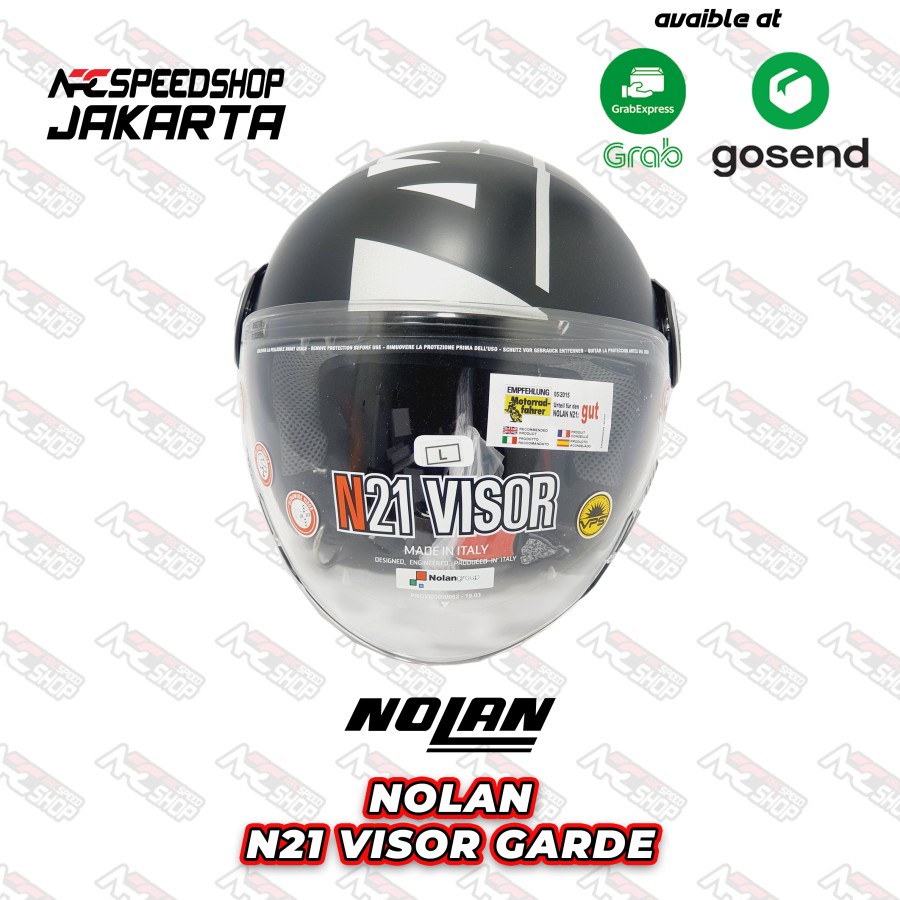 helm Motor Nolan N21 Visor Avant Garde Helmet Motor Half face