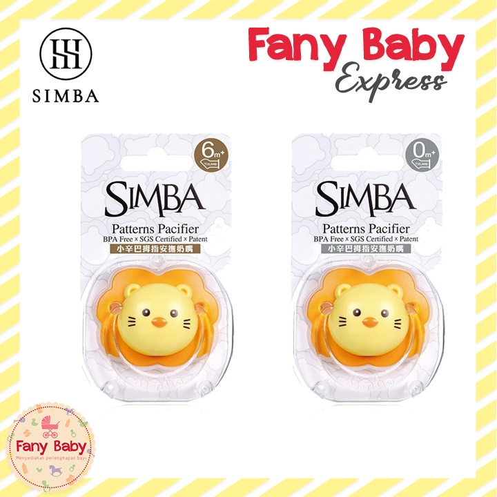 SIMBA LION THUMB SHAPED PACIFIER