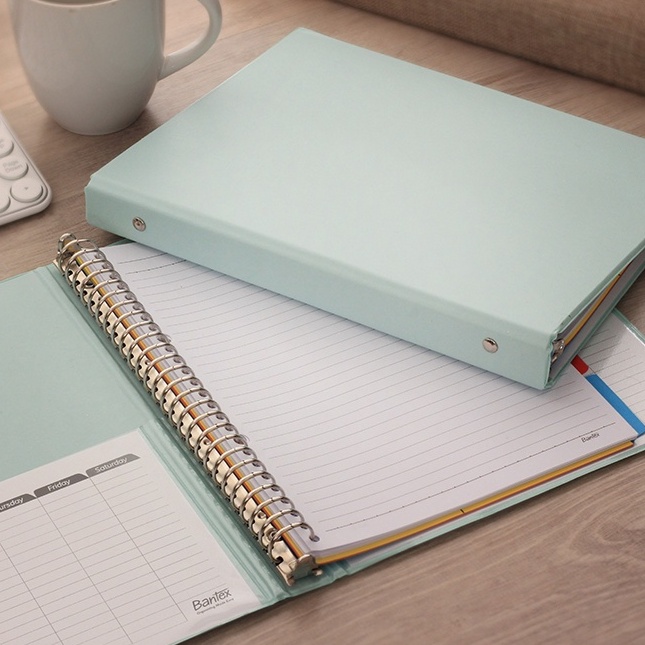 

Bantex Binder Note Polos A5 20 Ring Warna Pastel