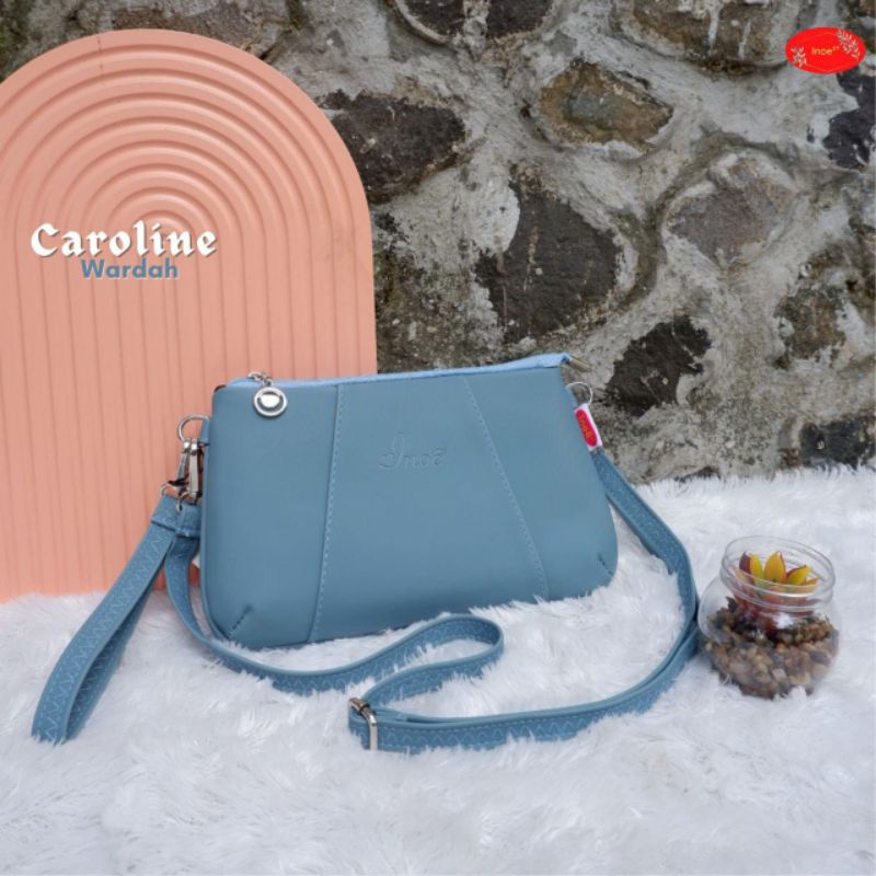 BESTSELLER✅ CAROLINE CHOCOLY OriginalBrand By inoe/BISA COD/TAS SELEMPANG MURAH
