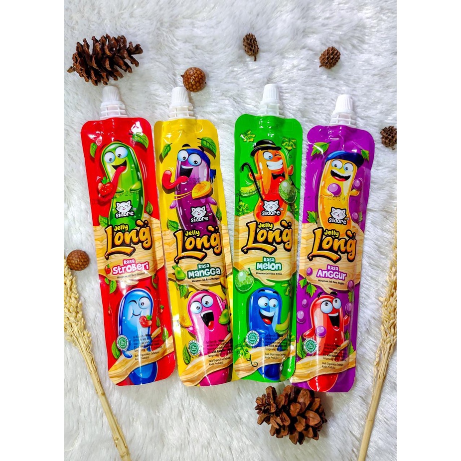 Sidore LONG JELLY 90ml & O'JOY 85ml - Minuman aneka rasa dengan jeli