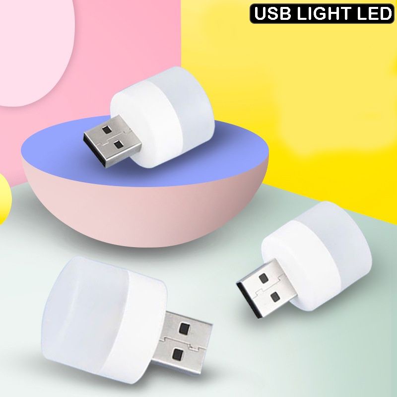 Bohlam Lampu LED USB Mini / Lampu Baca Led bulat