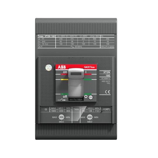 ABB MCCB 3P 70KA 63A XT2H 160 TMA 63-630 3P F F 1SDA067600R1