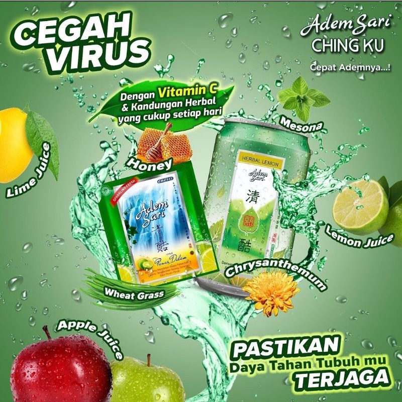 ECER Adem Sari Chingku Per 1 Sachet Tinggi Vitamin C