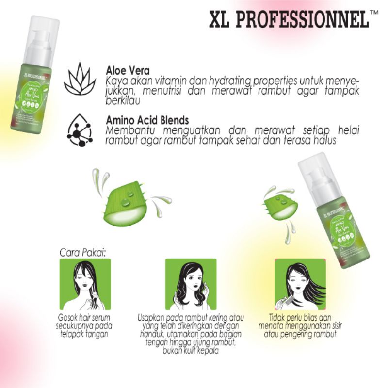 XL PROFESSIONNEL Glass Like Glow Hair Serum 50mL