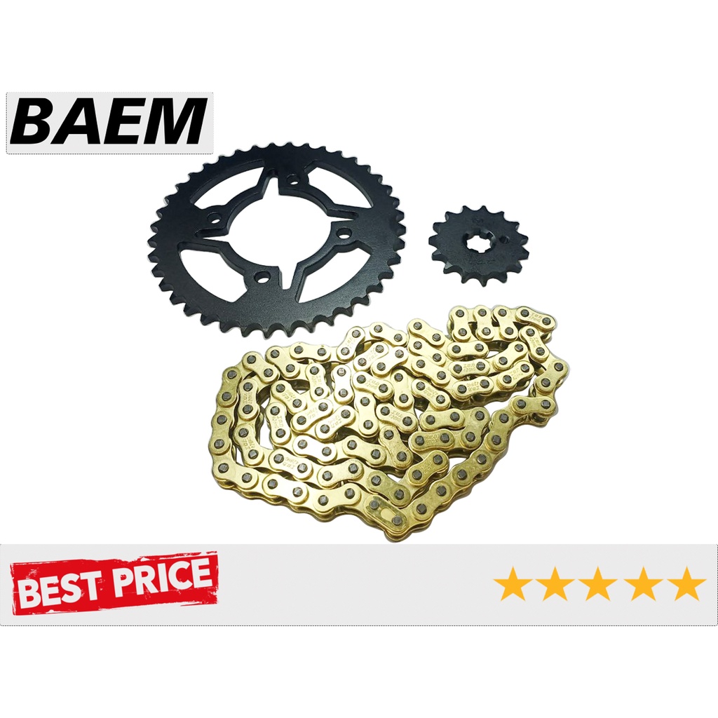 Gearset Gear set YAMAHA Vega ZR Gold 13T-40T 428HG ORIGINAL Yuzaka