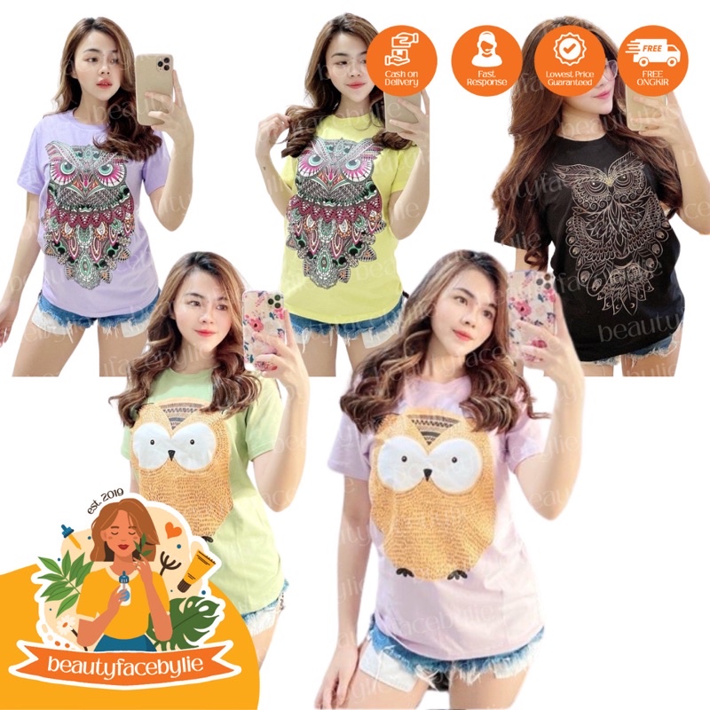 KAOS OWL BURUNG HANTU l BAJU TSHIRT TUMBLR TEE