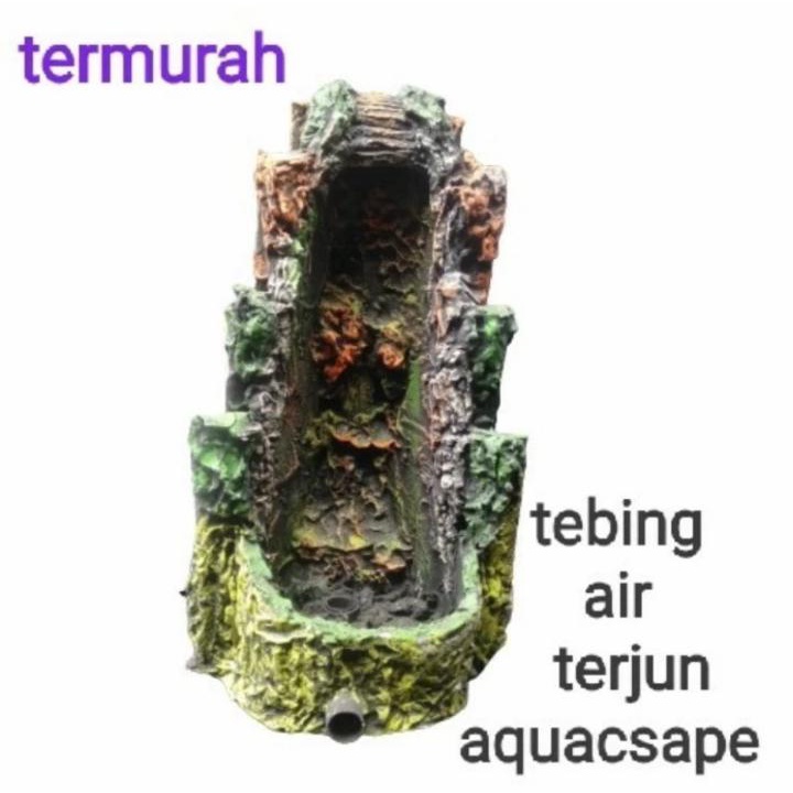 tebing air terjun aquascape batu air terjun 1 curuk sesuai foto