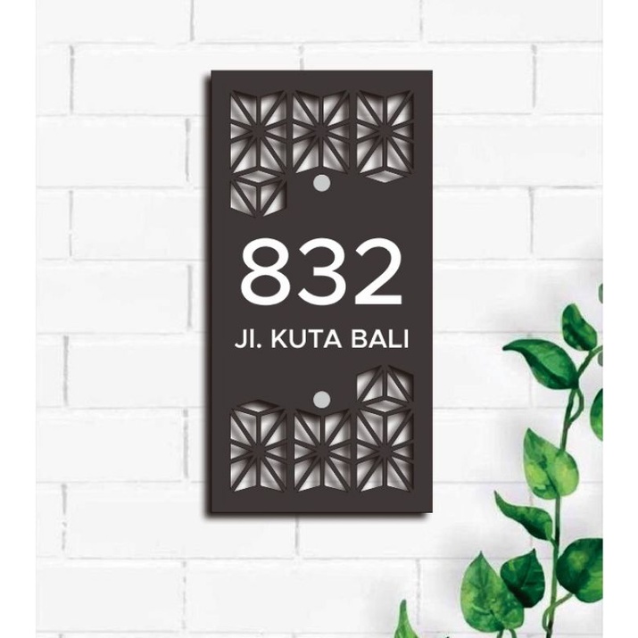 NOMOR RUMAH AKRILIK TIMBUL, NOMOR RUMAH AKRILIK MODEL TIMBUL, NOMOR RUMAH TIMBUL MININALIS, NOMOR RU
