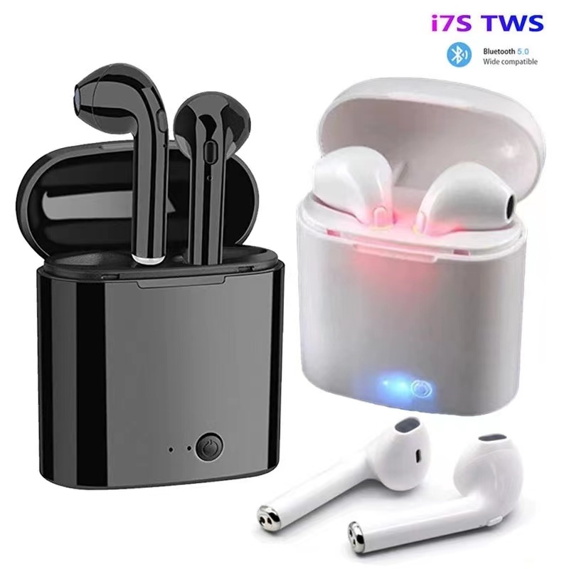 Wireless StereoHeadset Bluetooth I7S TWS Versi 5.0 Sport True Wireless Earphone i7S Handsfree i7s twsheavy bass