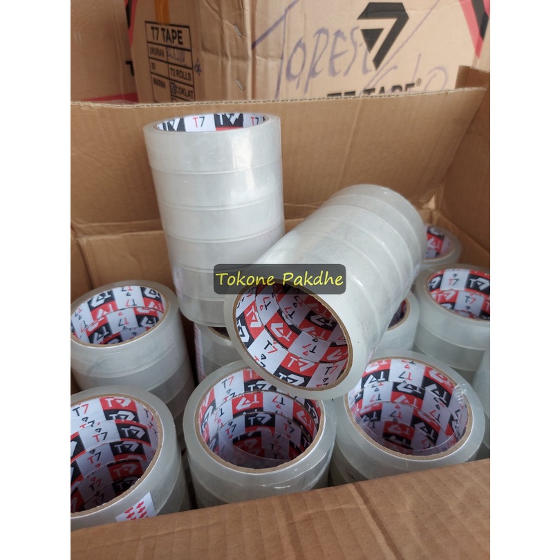 

Lakban 1 inch 24mm x 72 yard Slop Ecer T7 Kwalitas Nachi