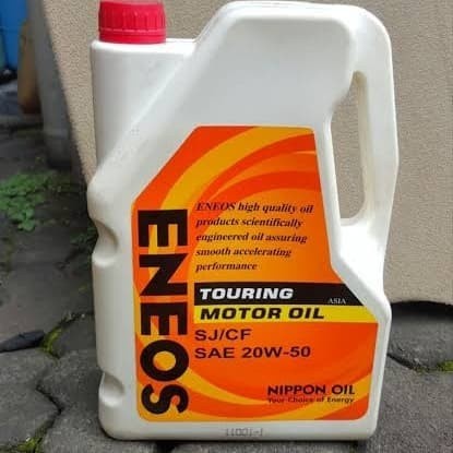 Oli mesin bensin ENEOS TOURING 20W/50 - 4 liter