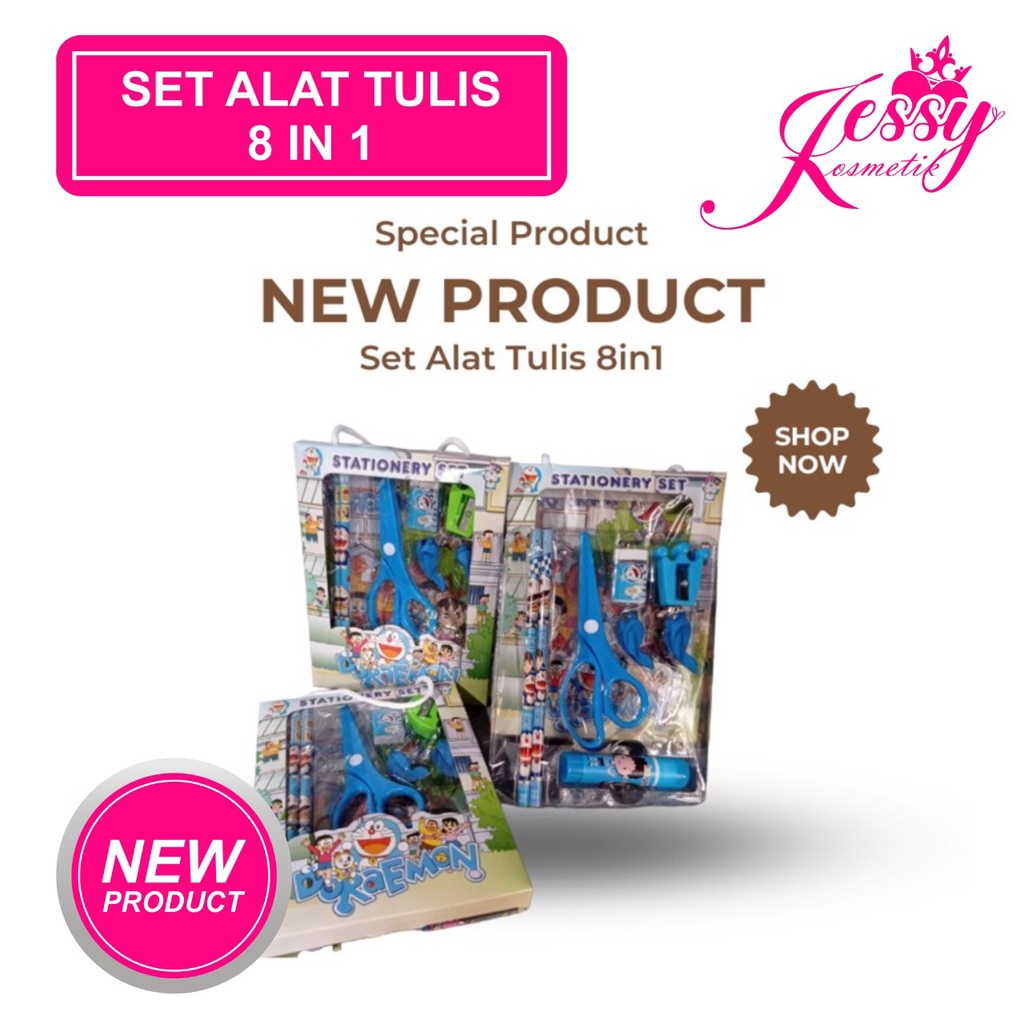 

[250gr] T707 | PAKET ALAT TULIS 8 IN 1 / STATIONERY SET / SET ALAT TULIS ANAK