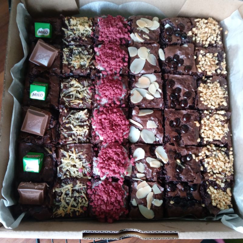

fudgy brownis, brownis panggang, cake brownis