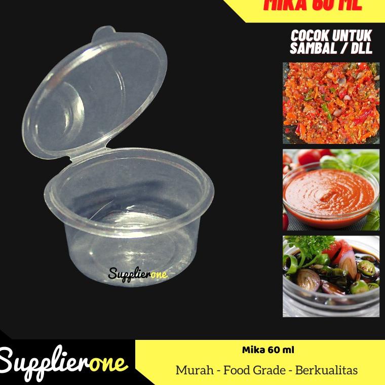 HOT SALE Cup Sambal / Cup Sambel / Wadah Sambal / Tempat Sambal Plastik / Mika Sambal / Tempat Samba