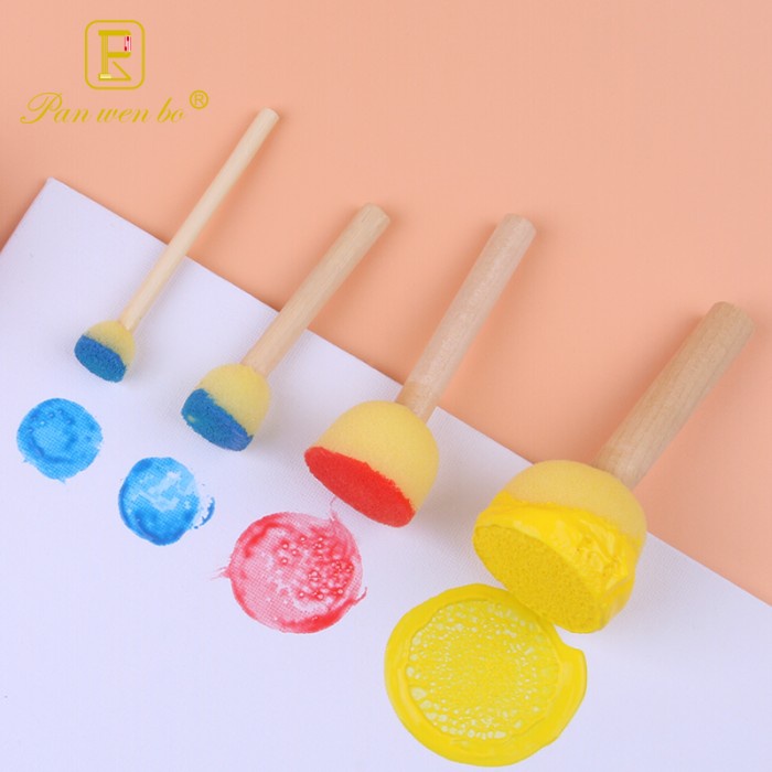 

Jual 4Pcs Round Sponge Stamper Graffiti Tools Paint Brush Kuas Melukis Diskon