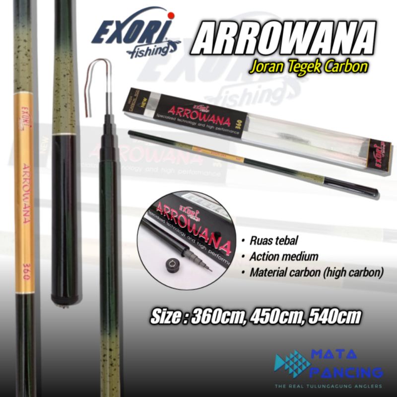 Joran tegek exori arrowana 450 540 high carbon