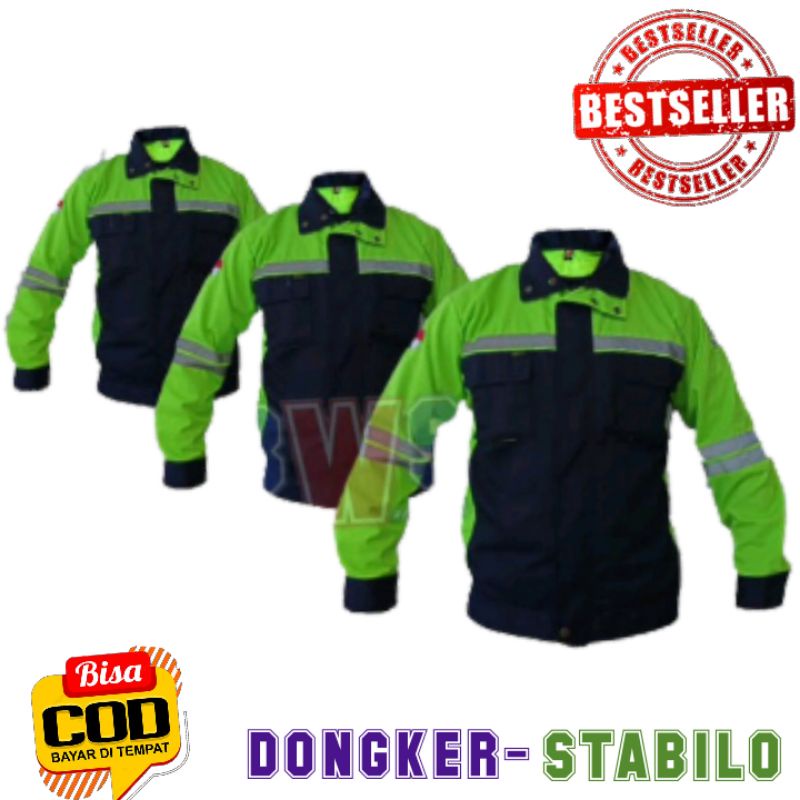 wearpack semi jaket/baju safety/seragam proyek/pakaian kerja proyek/wearpack jaket/Wearpack semi jak