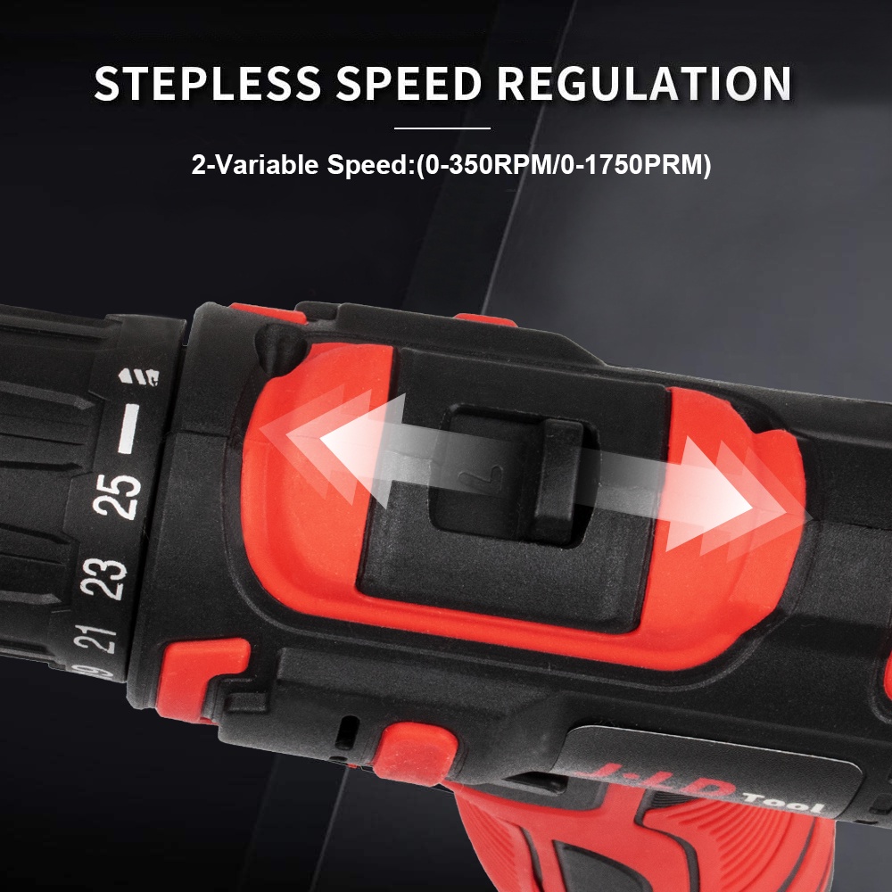 Gardenglories Bor Jld 12V Bor Changer Jld Tools Jld Cordless Mesin Bor Baterai Obeng Elektrik 12V