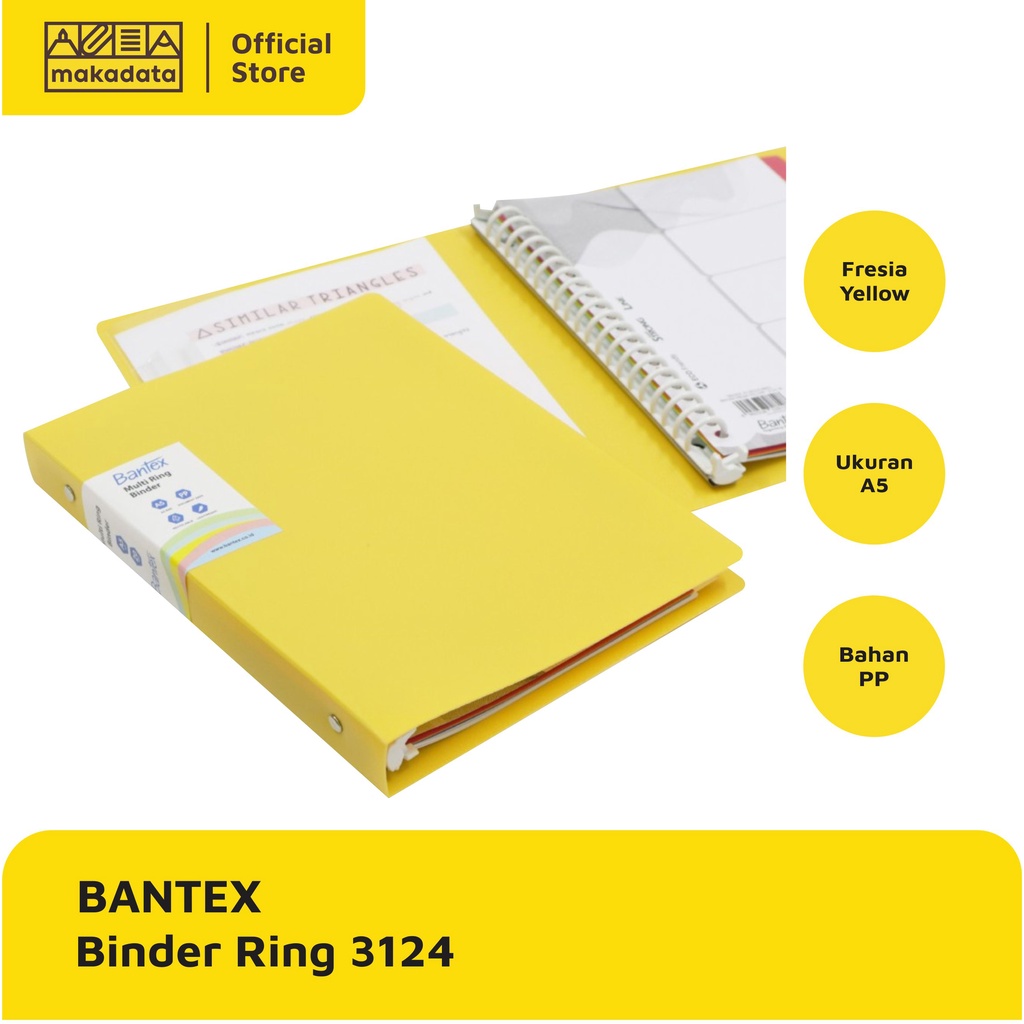 BUKU BINDER NOTE A5 BANTEX 3124 (1 PCS) MURAH