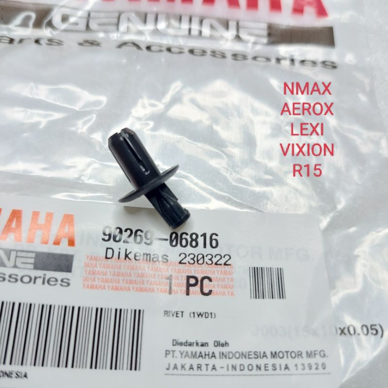 Klip Plastik Rivet Baut Plastik NMAX Vixion Aerox