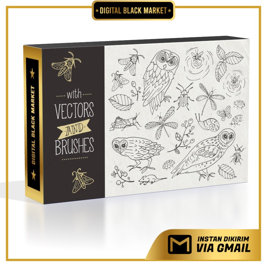 Night Creatures Clip Art Vectors