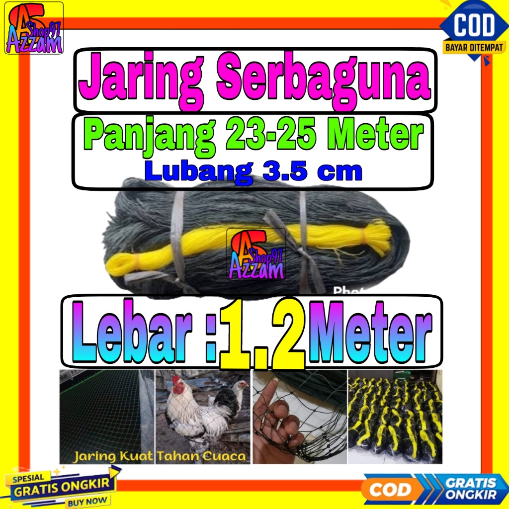 Jaring Ayam 1,2 Meter Jaring Pagar Ayam Kandang jaring tanaman jaring kandang hewan jaring serbaguna