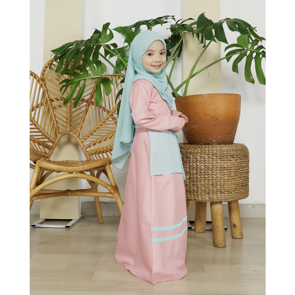 KUPNAD Gamis Muslim Anak Katun Premium - Zakia Dress by KUPNAD