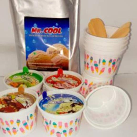 

SALE!!PAKET ES KRIM CUP PRINTING 100ml (bubuk 250gr)|KD9