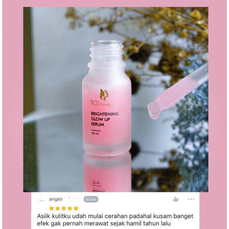 [READY STOCK] Serum wajah glowing brightening with chromabright | serum glowing pemutih wajah dan flek | new skin youth revolution plus