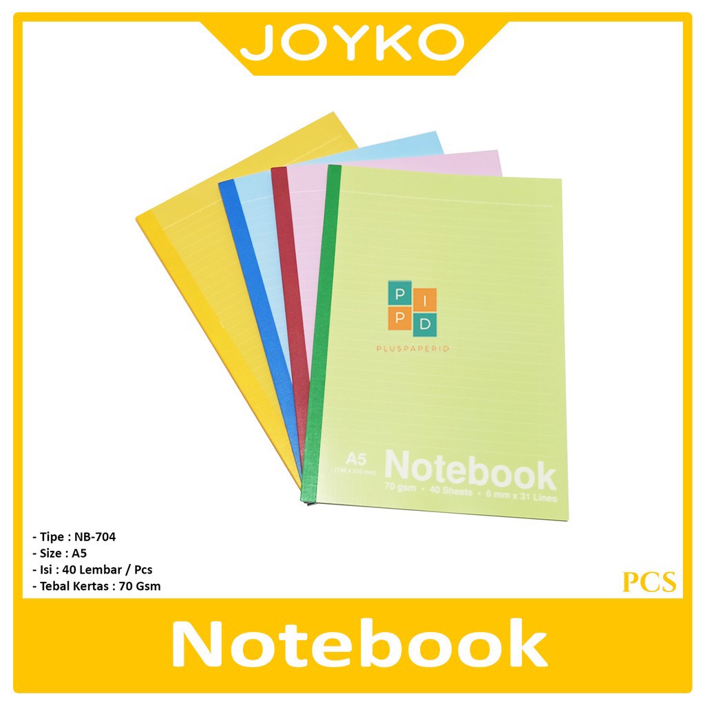 

JOYKO Buku Catatan Notebook A5 NB-704 - Pcs