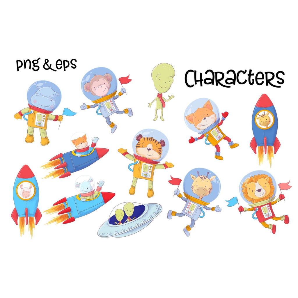 Space Vector Clip Art