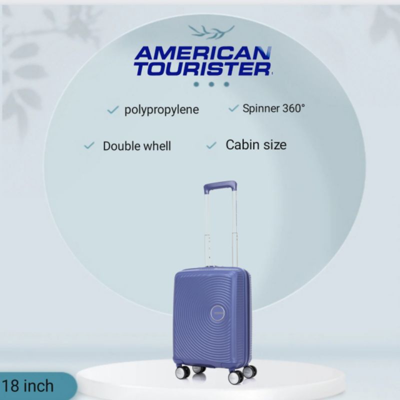 koper 18 inch American tourister little curio Aquamarine