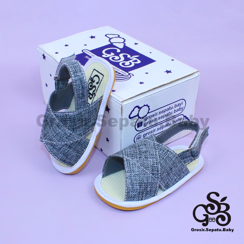 sepatu bayi sendal bayi sandal bayi laki laki perempuan prewalker bayi  umur 2 - 12 bulan model casual S06 polos ringan  fleksibel &amp; Anti Slip