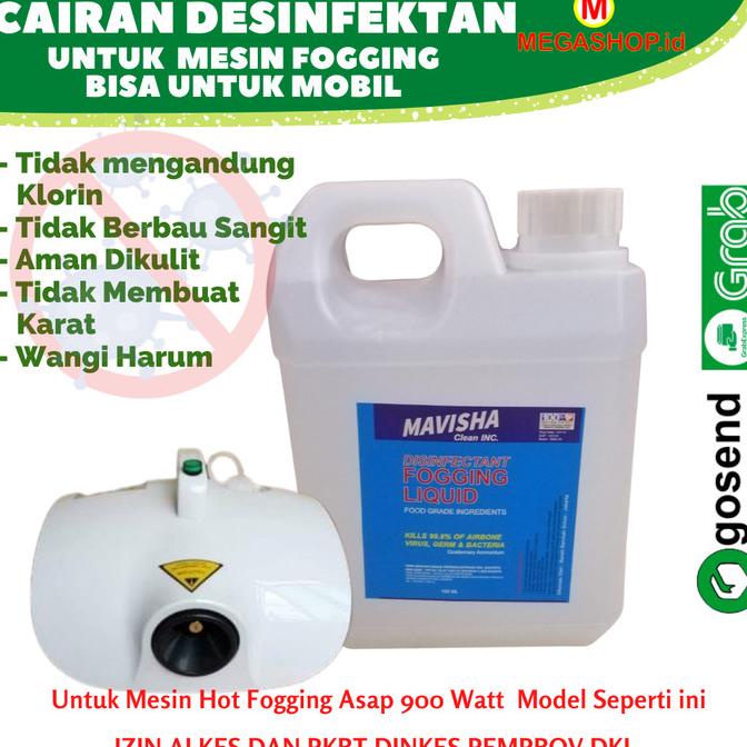 Cairan Fogging Liquid Mobil Hot Fogging - Foging Desinfektan 1 Liter