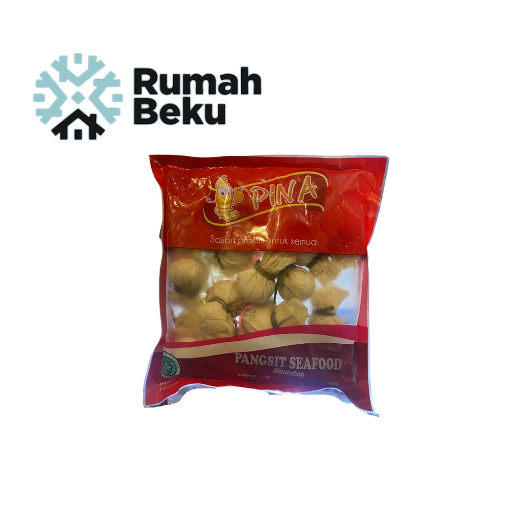 

Pina ikan Olahan Pangsit Seafood money bag (ekado) 250gr