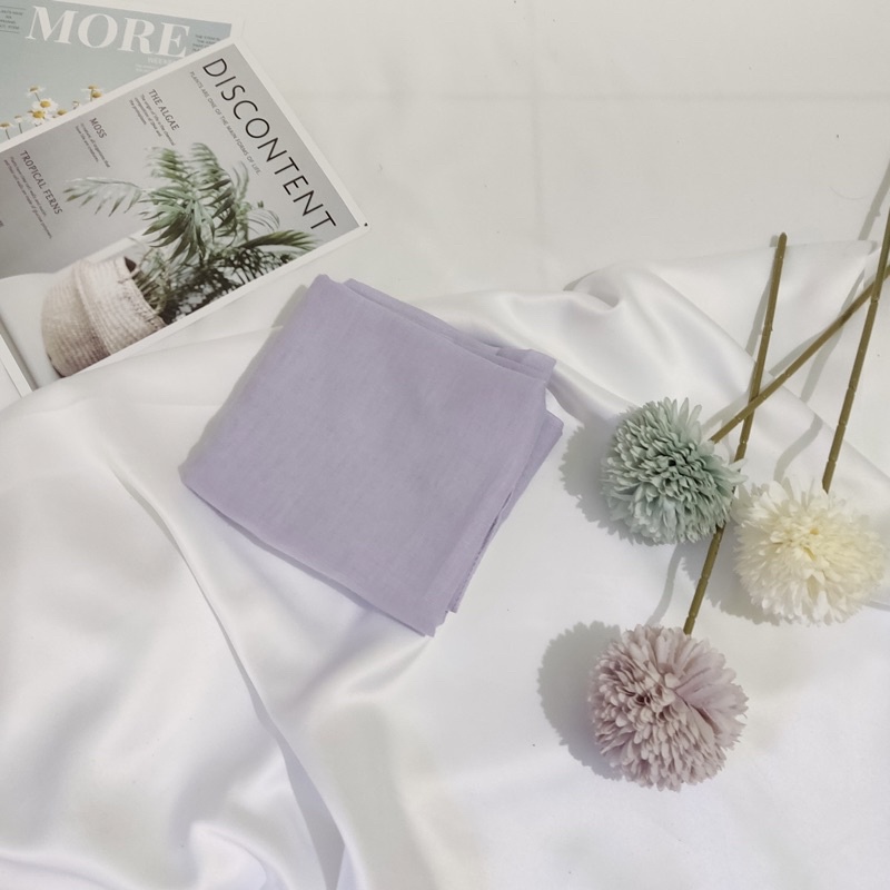 Paris Premium Voal // Paris Premium // Segi Empat Paris Polos-light purple