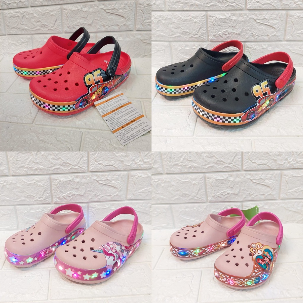 Crocs ANAK FUN LAB LED / Crocs Karakter / Crocs Anak / Sandal Anak / Sepatu Sandal Anak / Crocs KIDS