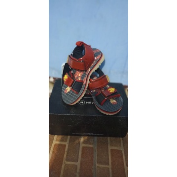 sepatu sendal anak laki-laki cwo marvel iron man nevada original