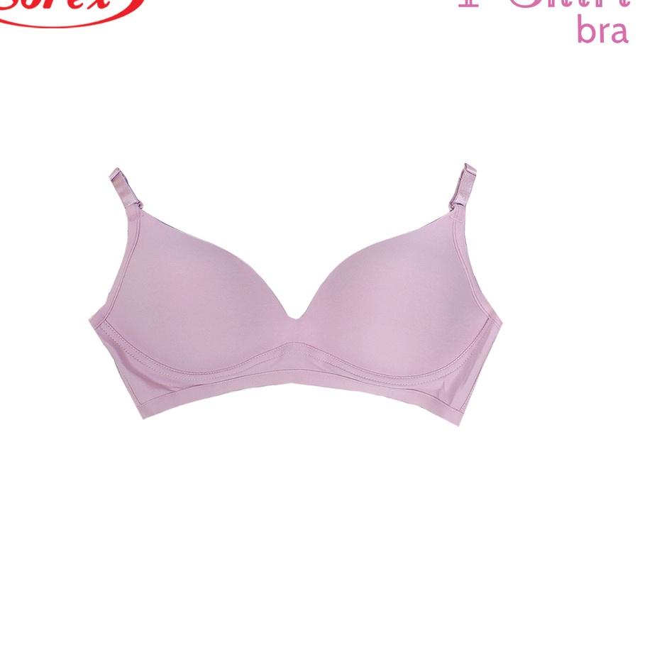 Hot Sale Sorex T-shirt Bra Polos Busa Tanpa Kawat Kait 3 Setara Cup B BH Harian 34192