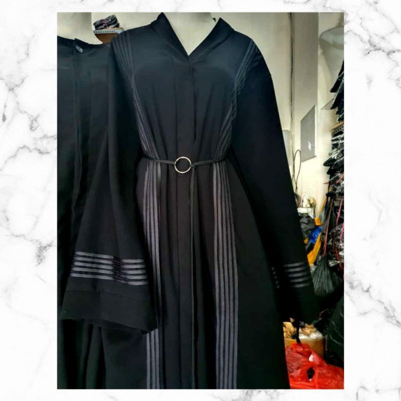 Gallery Exclusive Abaya Hitam Gamis YUMNA JALABIYAH